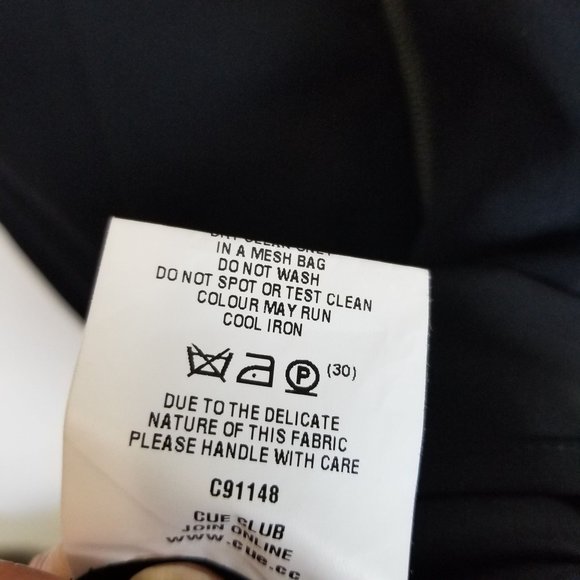 Cue Women's Size 10 Sleeveless Black Knee-Length F - Picture 6 of 7